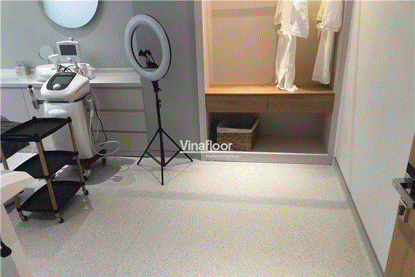 Công trình Sàn Vinyl cho Spa Quận 7