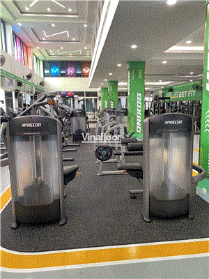 Công trình Thi Công Thảm Cao Su Cho Phòng Gym GG